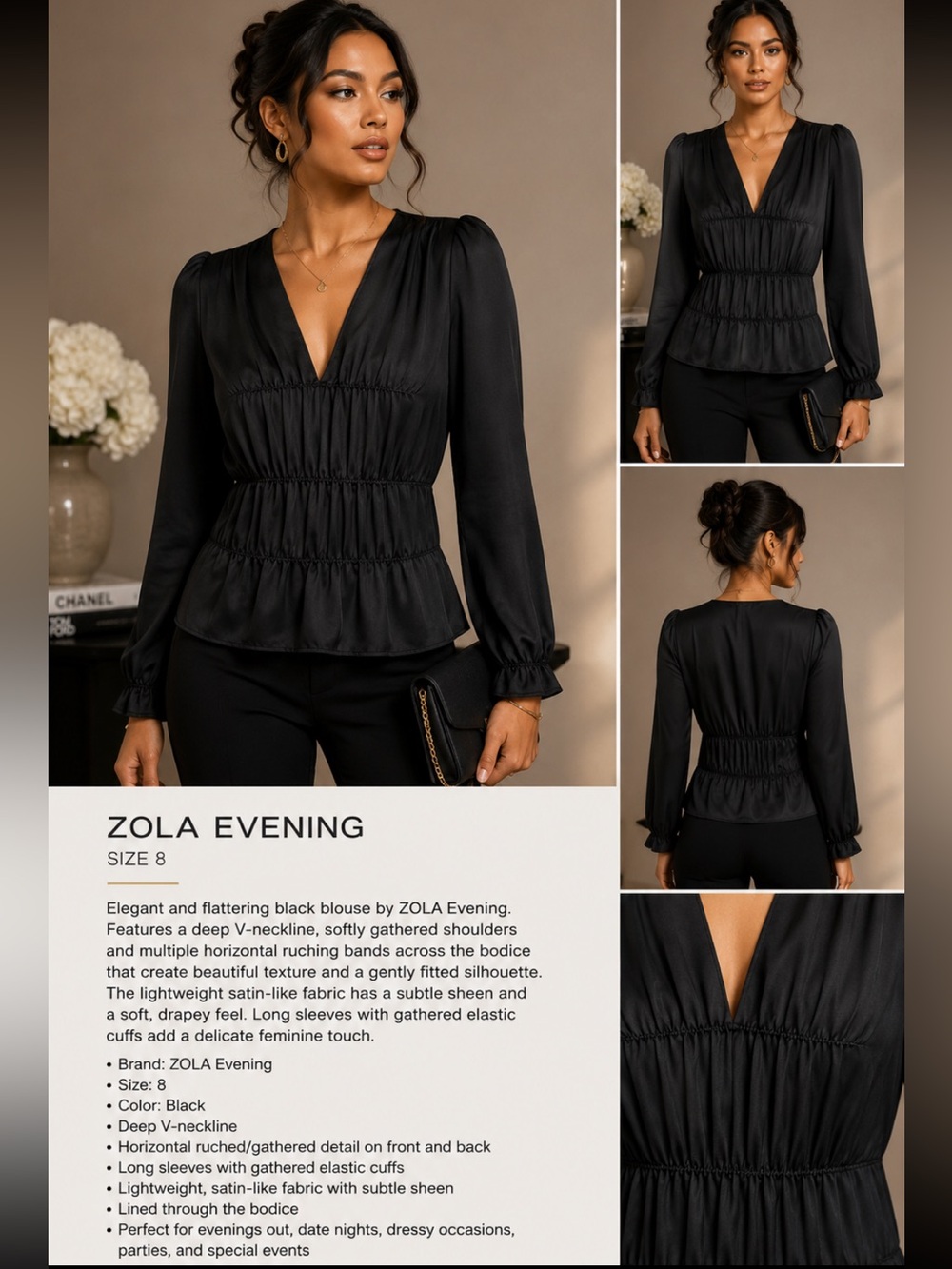 Black Zola top